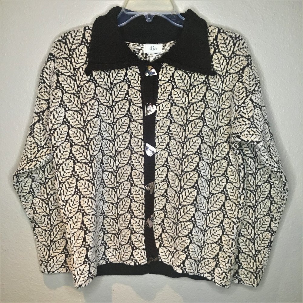 VINTAGE  Handknit Cardigan